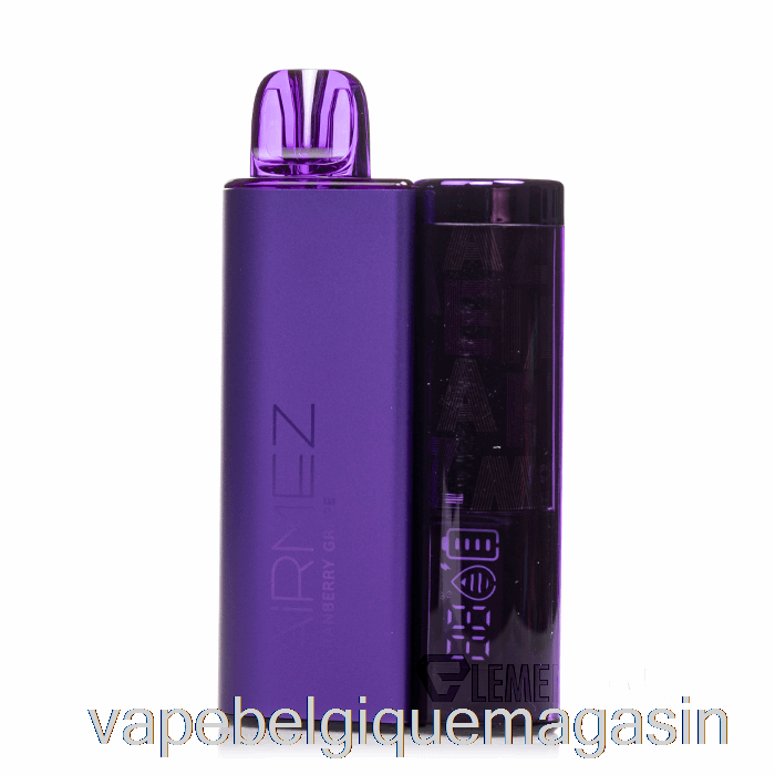 Vape Jetable Airmez 10000 Raisin Canneberge Jetable